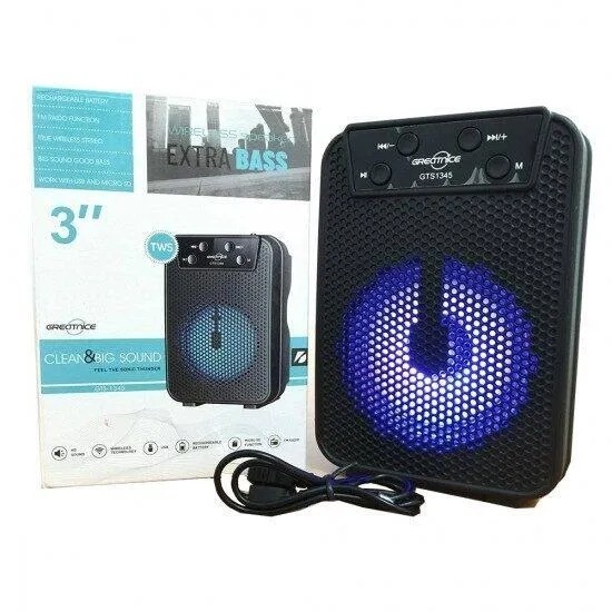 Boxa Portabila bluetooth, Radio FM si slot USB 