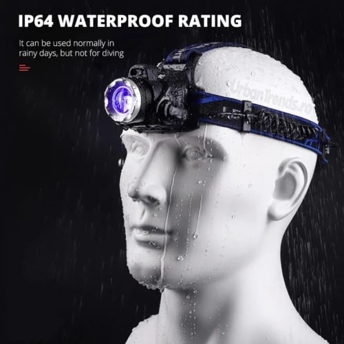 LANTERNA DE CAP CU LED si ZOOM 