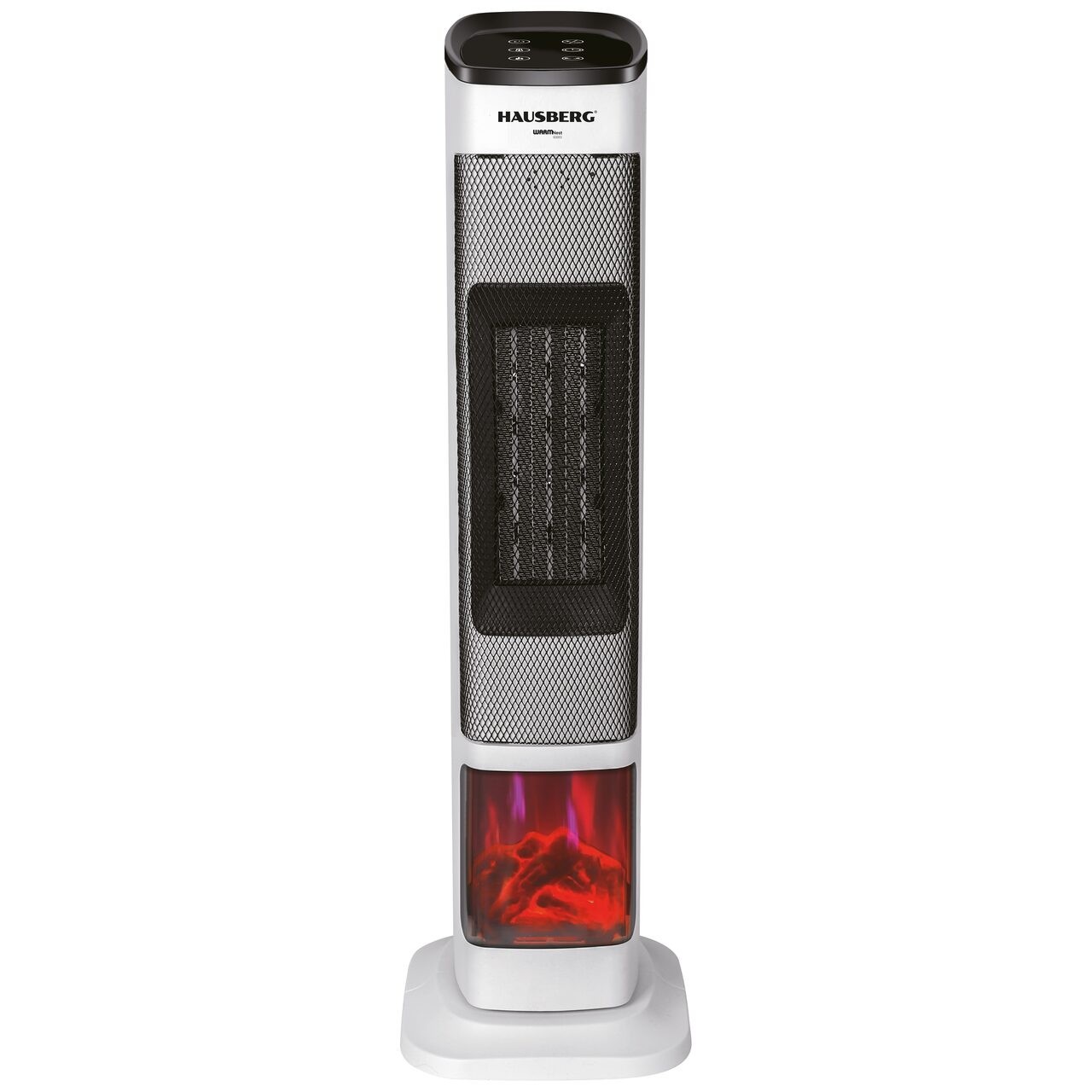 Șemineu Electric Digital, 2000 W, Efect de Flacără 3D, Telecomandă, Afișaj LED HAUSBERG HB-8219AB