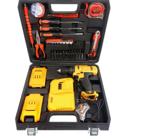 BORMASINA CU 2 ACUMULATORI 24V SI INCARCATOR 30 DE ACCESORII GERMANIA