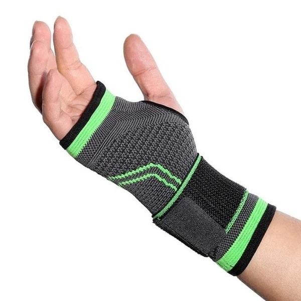 Orteza Elastica Pentru Incheietura Mana, Ajustabila Cu Bretea Elastica, Material Elastic Respirabil, Marime Universala, Pentru Mana Stanga Sau Dreapta