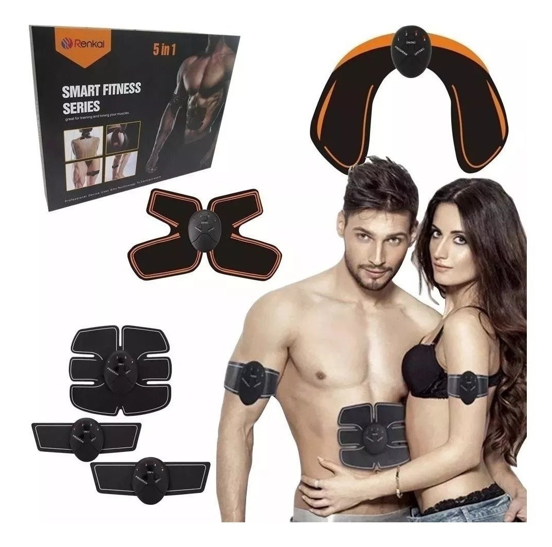 Kit fitness electrostimulare musculara si tonifiere, 5 dispozitive