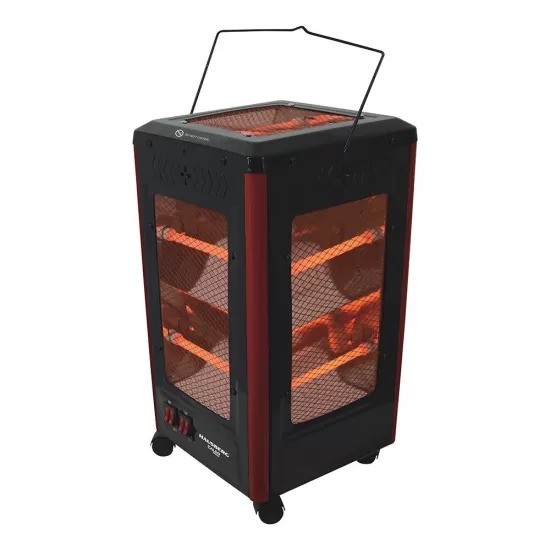 Radiator electric Hausberg HB-8802NG, 2200W, Negru