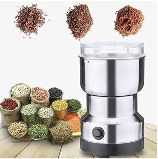 Rasnita electrica pentru cafea sau condimente, din otel inoxidabil