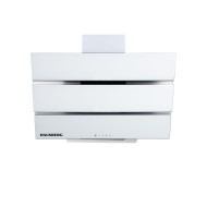 Hota incorporabila decorative HAUSBERG HB-1820AB, 112W, Corp din Sticla, LED, Putere de absorbtie 450 m3/h, 60 cm, Alb