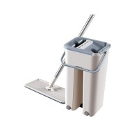 MOP PLAT, GALEATA CU 2 CUVE PENTRU SPALARE SI STOARCERE RAPIDA, ROTIRE 360 GRADE