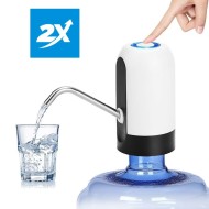 OFERTA 1+1 POMPA ELECTRICA CU INCARCARE USB PENTRU BIDOANE APA