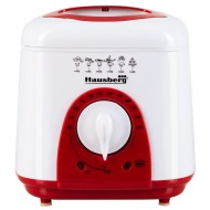 Friteuza Hausberg HB 1320 A-R, 950 W, 1 L, Alb/Rosu