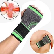 Orteza Elastica Pentru Incheietura Mana, Ajustabila Cu Bretea Elastica, Material Elastic Respirabil, Marime Universala, Pentru Mana Stanga Sau Dreapta