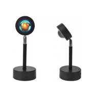 Lampa cu lupa videografie efect Apus portocaliu Curcubeu