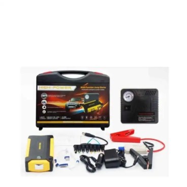 Baterie pentru pornire auto 12V cu pompă pentru anvelope si accesorii