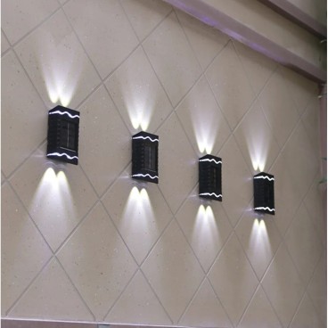 SET 4 LAMPI LED INCARCARE SOLARA, ILUMINARE BIDIRECTIONALA