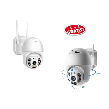 SET X2 CAMERA DE SUPRAVEGHERE WI FI EXTERIOR, ROTATIVA 360°, CU SENZOR DE MISCARE