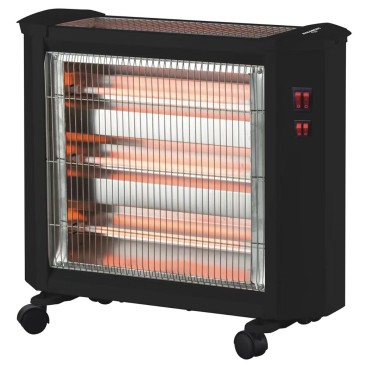Radiator electric quartz, 1600W, 4 tuburi quartz, 4 trepte putere Hausberg HB-8800