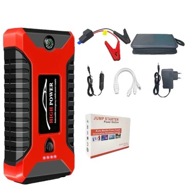 Redresor auto portabil 12000mAh, 600A, cu cabluri și geantă de depozitare RDS1200