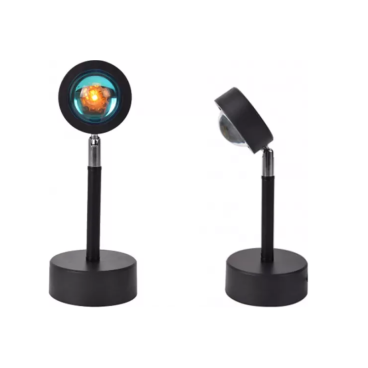 Lampa cu lupa videografie efect Apus portocaliu Curcubeu