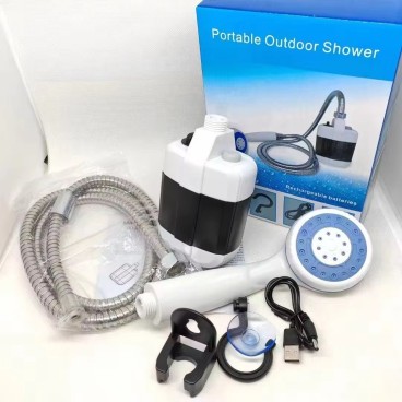 DUS PORTABIL CAMPING CU BATERIE 